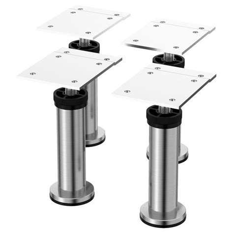 ikea stainless steel cabinet legs|adjustable stainless steel cabinet legs.